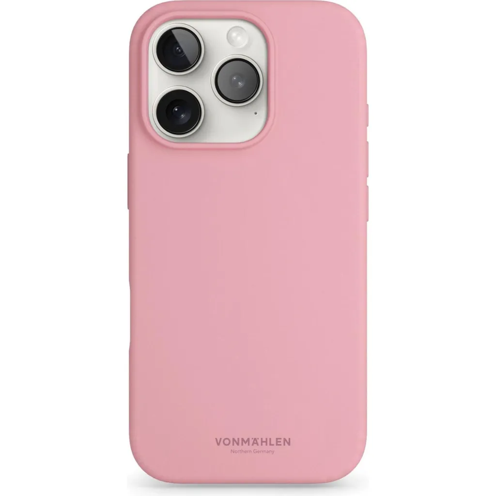 Aksesorë për telefon Vonmählen Soft Silicone Case për Apple iPhone 16 Pro Max – Rozë - 1
