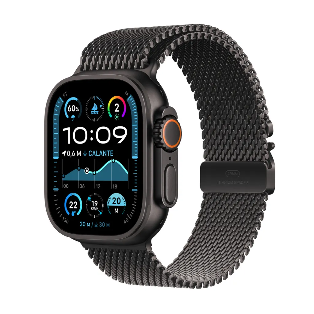 Apple Watch Ultra 2 / 49mm Milanaise – Black Titanium - 1