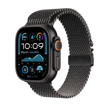 Apple Watch Ultra 2 / 49mm Milanaise – Black Titanium