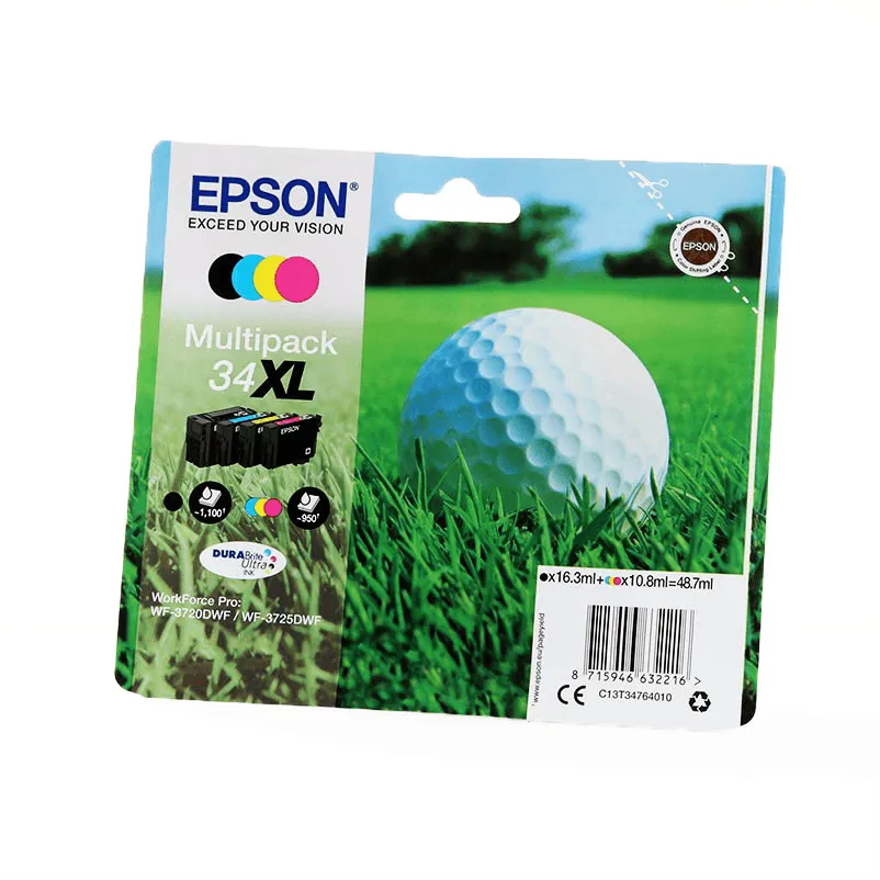 Ink Epson 34XL / Multipack / XL – Zezë/Blu/Rozë/Verdhë - 1