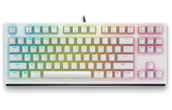 Tastierë Gaming me kabllo DELL Alienware AW420K Tenkeyless – Bardhë