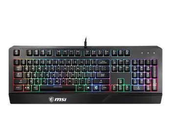 Tastierë Gaming MSI Vigor GK20 / LED / Anti-Ghosting / E zezë