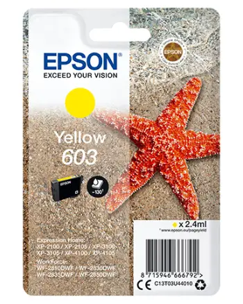 Ink Epson 603 / C13T03U44010 – Verdhë
