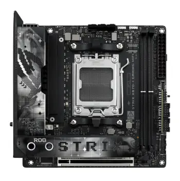 Pllakë Amë Asus ROG Strix X870-I Gaming WiFi Motherboard / AMD Chipset – Zezë