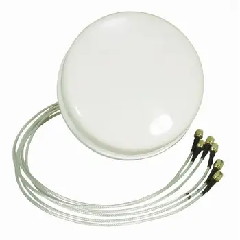 Aksesorë për Rrjet ALLNET Antenne 2.4/5 GHz 4dBi DualBand Diversitet Hapësinor MIMO Tavan Antenne HG2458-4SDC-RSP