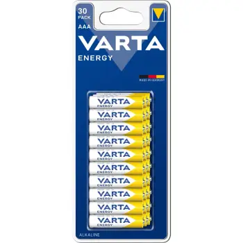 Bateri AAA (LR03) 1.5V Energy / 30Pack / Varta