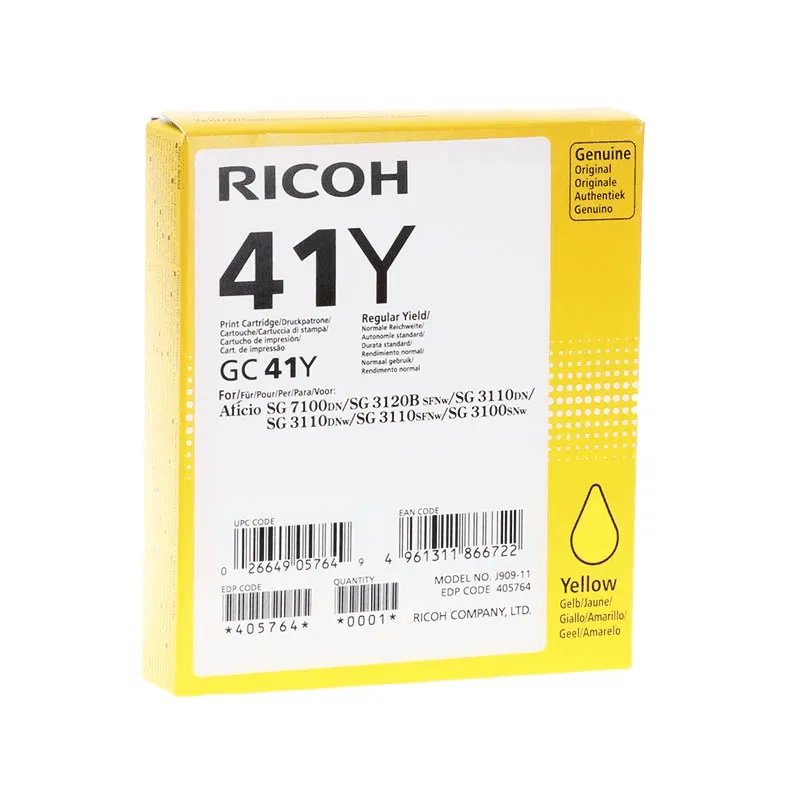 Ink Ricoh GC41Y / 405764 – Verdhë - 1