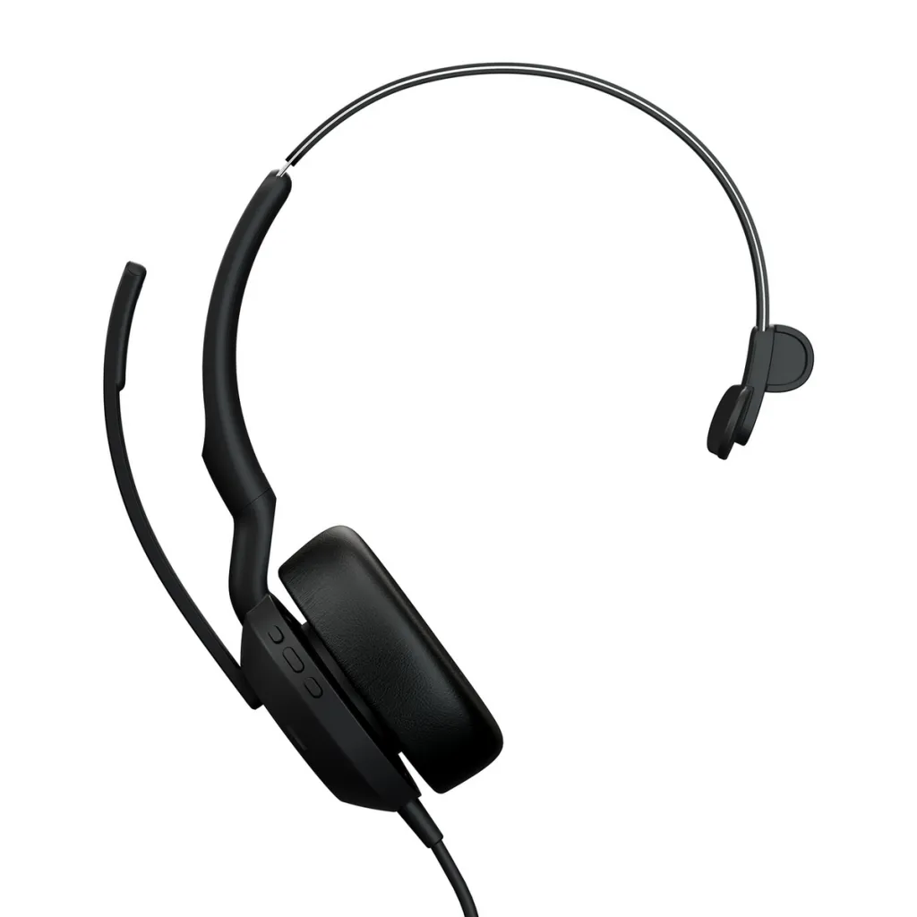 Kufje pa kabllo Jabra Evolve2 50 Mono – Zezë - 1