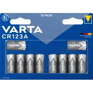 Bateri CR123A 3V Varta Photo Battery – 10Pack
