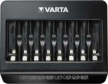 Karikues baterish Varta LCD Multi Charger+, 8 slote, ekran LCD, i zi