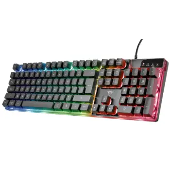 Tastierë Gaming Trust GXT 835 Azor / Illuminated – Zezë