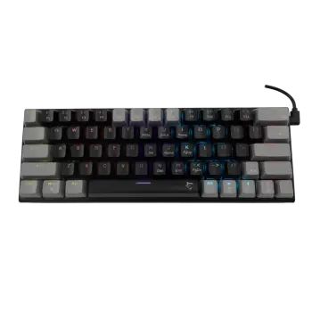 Tastierë Gaming White Shark GK-002721 / 64 keys / Anti-Ghosting / Mechanical / 17 different effects / E zezë