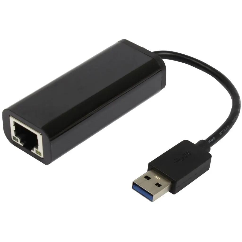 Adapter USB në RJ-45 ALLNET ALL0173Gv2, USB Type-A 3.0, e zezë - 1