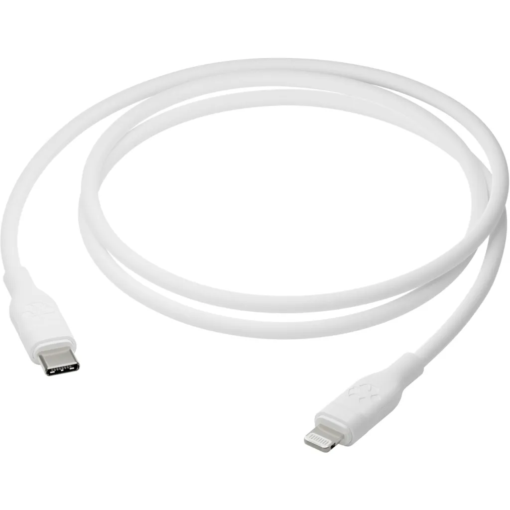 Kabllo dbramante USB‑C → Lightning MFi 1.2m – Bardhë - 1