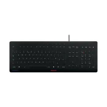 Tastierë me kabllo CHERRY Stream Protect Corded GB-Layout – Zezë