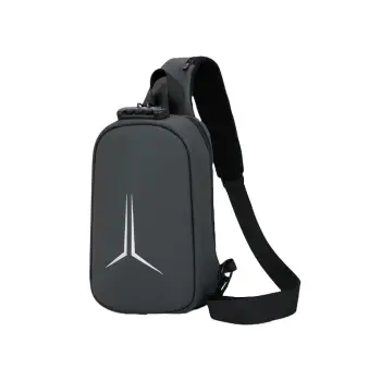 Çantë D06 / B53-27 / Mini / Polyester / Multi-Function / Diagonal / Lightweight / 31x18x7cm / 0.38kg / E hirtë e errët