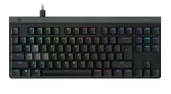 Tastierë gaming Logitech G515 TKL Rapid, RGB, USB, anglisht, e zezë