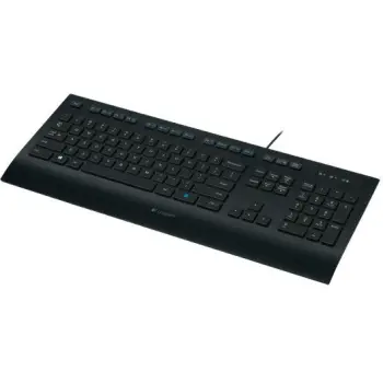 Tastierë me kabllo Logitech K280E Pan Nordic Keyboard – Zezë