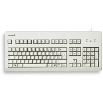 Tastierë me kabllo Mekanike Cherry G80‑3000 LSCDE‑0 – PS/2 / DE Layout – bardhë