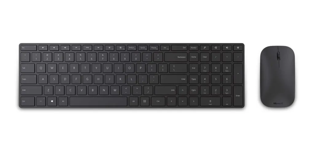 Set Tastierë dhe Maus Microsoft Bluetooth Desktop / Me maus / E zezë - 1