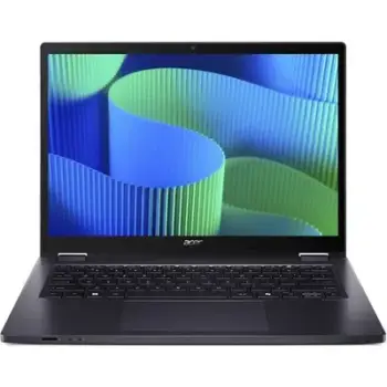 Laptop Acer TravelMate P4 Spin TMP414RN-54-TCO-75E6 / Ultra 7 155U / 16GB DDR5 / 1GB / 14” WUXGA IPS LED / Touchscreen / Intel Graphics – Slate Blue