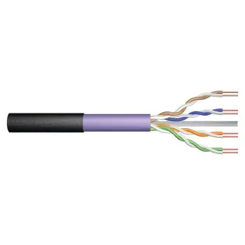 Kabllo për rrjet / DIGITUS / CAT 6 / U/UTP / 500 m / Simplex / PE – Vjollcë