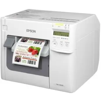 Printer Label Epson TM-C3500 (012CD) / Color / USB / LAN – Bardhë