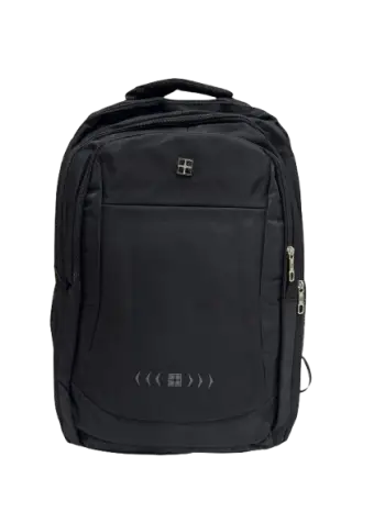Çantë për Laptop S9002 / B53-89 / 18 Inch / Polyester / Soft handle / USB / E zezë