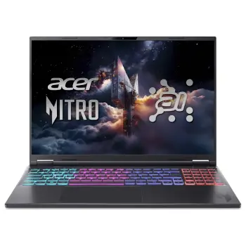 Laptop Gaming Acer Nitro 16S / Ryzen AI 9 365 / 32GB DDR5 / 2TB / 16″ WQXGA IPS LED / RTX 5070 Ti 12GB – Zezë