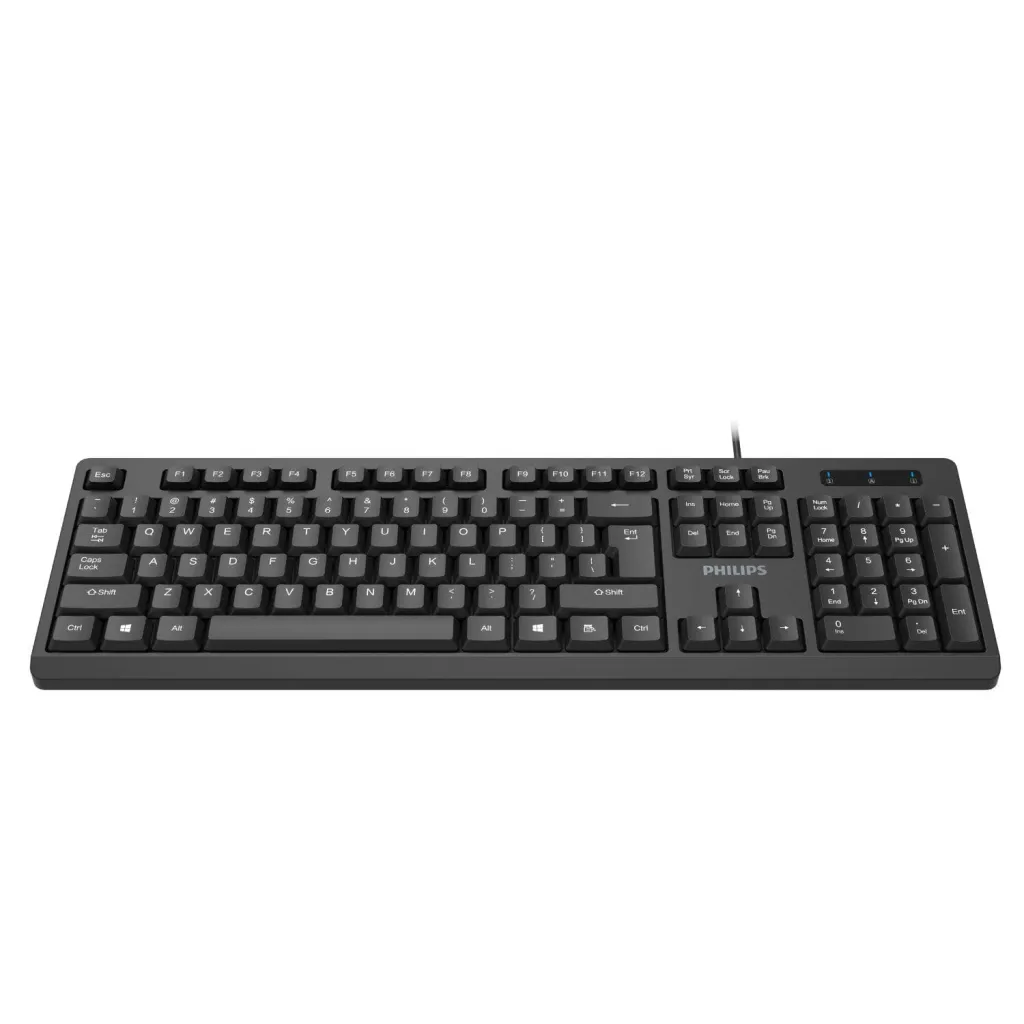 Tastierë Philips SPK6234 / K234 / USB / E zezë - 1