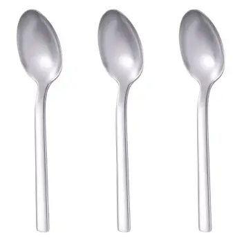 Set luge inoxi ngjyre metalike 3cope