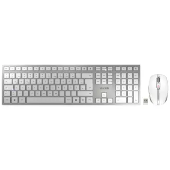Combo (Tastierë & Maus) Cherry DW9100S – Argjendi