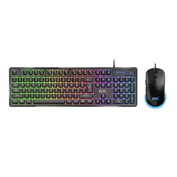 Combo (Tastierë & Maus) Genius Scorpion KM‑GX6 / Gaming / Wired / RGB Backlit – Zezë