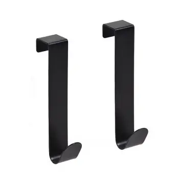 Varëse për derë dhe dollapë metalike të zeza 2x12cm - 2 copë