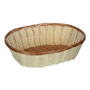 Shporte per jastek ovale gri kafe 27x20x8