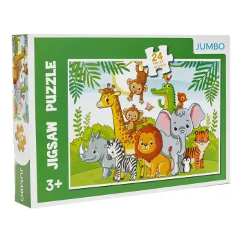 Puzzle kafshe xhungle 24cp
