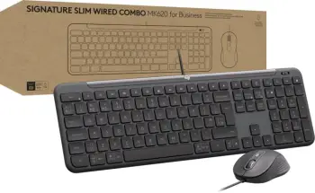 Combo (Tastierë & Maus) Logitech MK620 for Business / QWERTY – Zezë