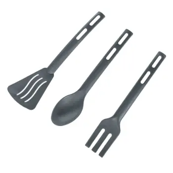 Set servirje kuzhine gri luge pirua 3 cp