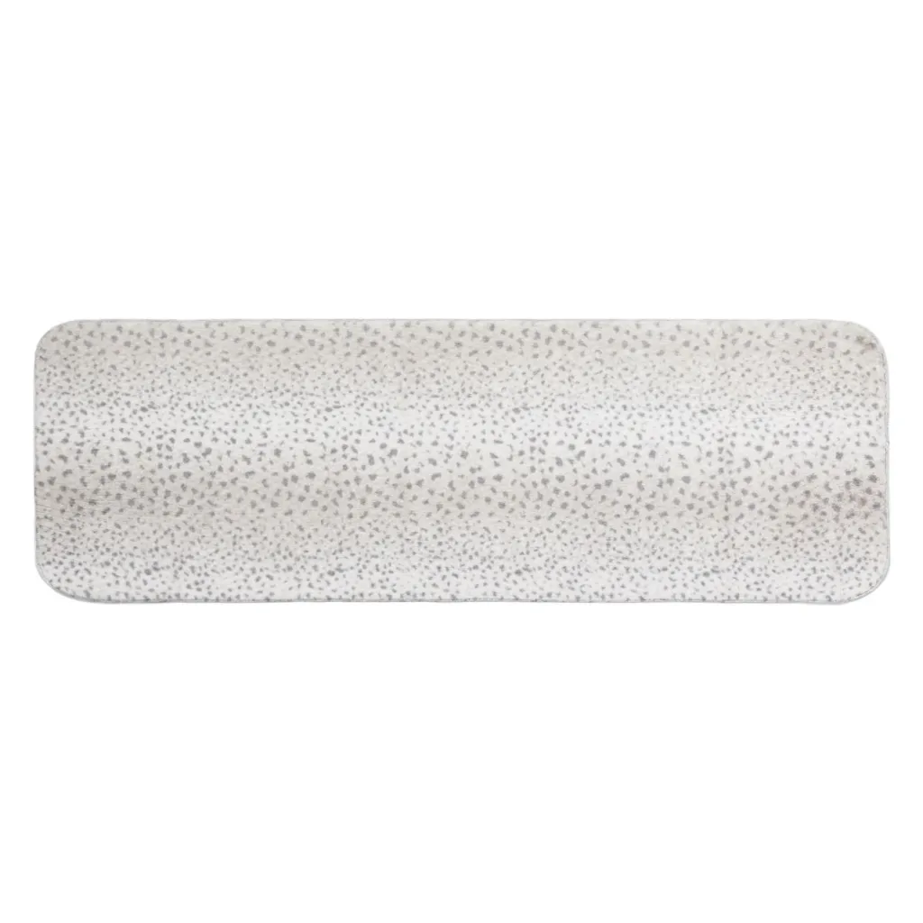 Tapet me llush gri me pika te zeza 50x150 - 1