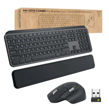 Combo (Tastierë & Maus) Logitech MX Keys Business Set / QWERTZ /- Zezë