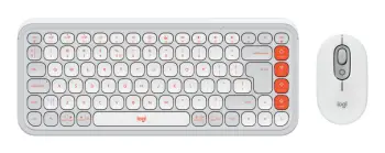 Combo (Tastierë & Maus) Logitech Pop Icon – Bardhë