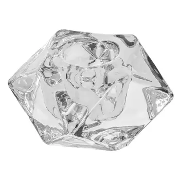 Mbajtese per qiri e vogel katrore me detaje dekori 5x5x4cm 180gr