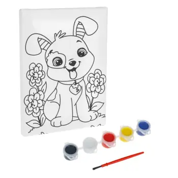 Kanavace me ngjyrosje qenush 15x20
