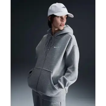 Duks NIKE W Nsw Phnx Flc Fz Hoodie Os