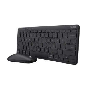 Combo (Tastierë & Maus) Trust Lyra Multi-Device Wireless – Zezë