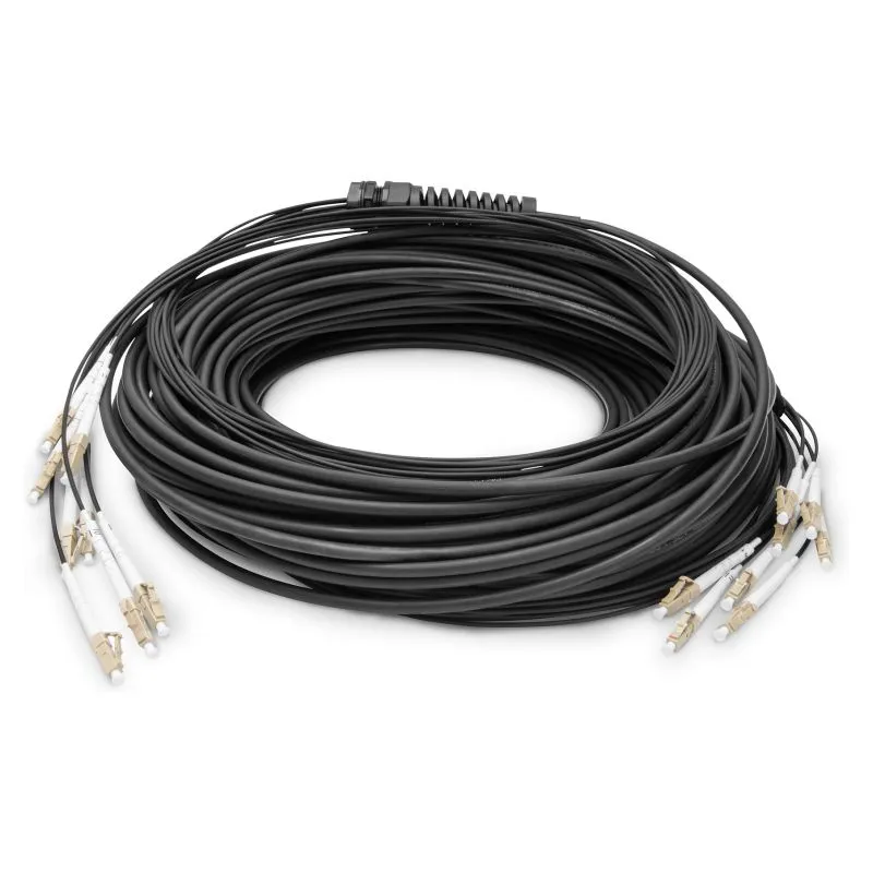 Kabllo për Rrjet Optik DIGITUS LWL Patch Cable LC → UPC / 30m / OM4 – Zezë - 1