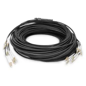 Kabllo për Rrjet Optik DIGITUS LWL Patch Cable LC → UPC / 30m / OM4 – Zezë