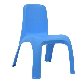 Karrige plastike për fëmijë pa krahë, blu mat 38x44x52cm