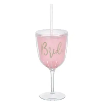 Gote vere me pipe bride ngjyre roze dhe gold 400ml