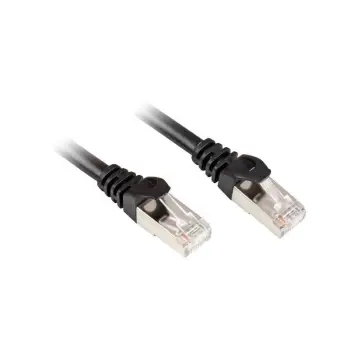 Kabllo për Rrjet Sharkoon Patch Cable S/FTP RJ-45 Cat.6 / 20m – Zezë